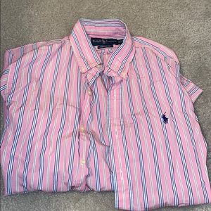 Pink polo by Ralph Lauren. Barely worn